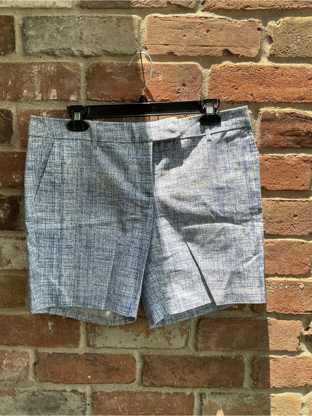 Katherine Barclay  Blue Textured Dress Shorts size 10